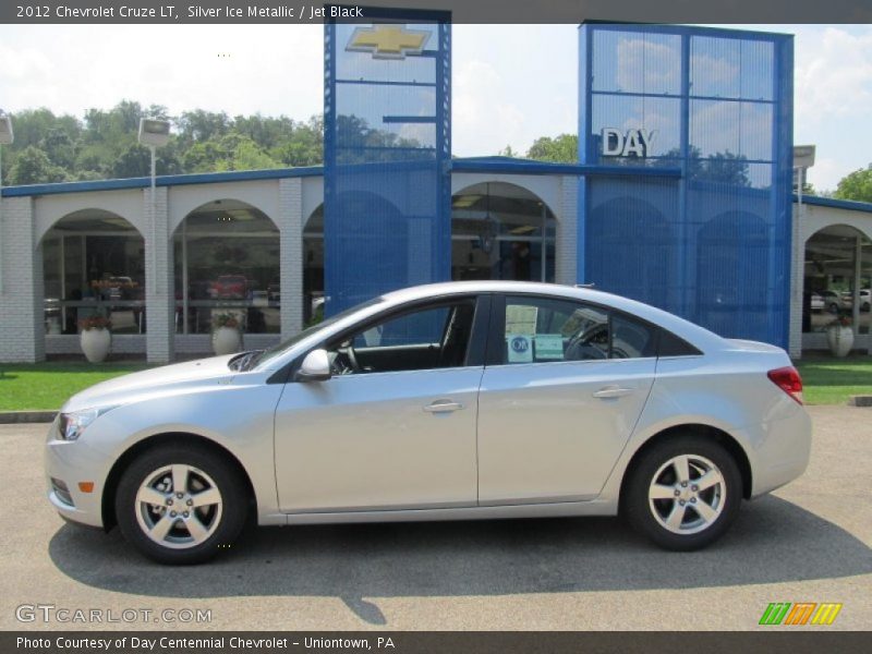 Silver Ice Metallic / Jet Black 2012 Chevrolet Cruze LT
