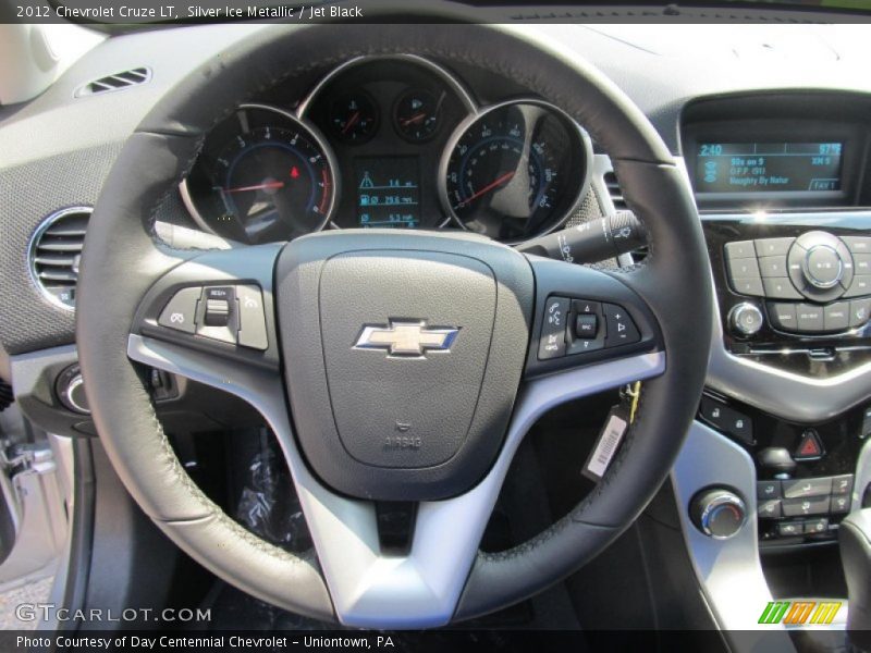 Silver Ice Metallic / Jet Black 2012 Chevrolet Cruze LT