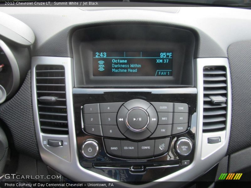 Summit White / Jet Black 2012 Chevrolet Cruze LT