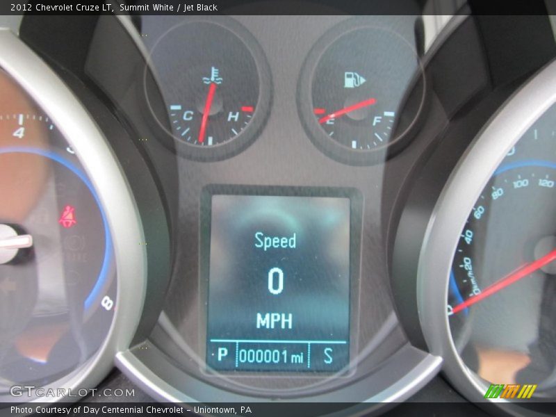 Summit White / Jet Black 2012 Chevrolet Cruze LT
