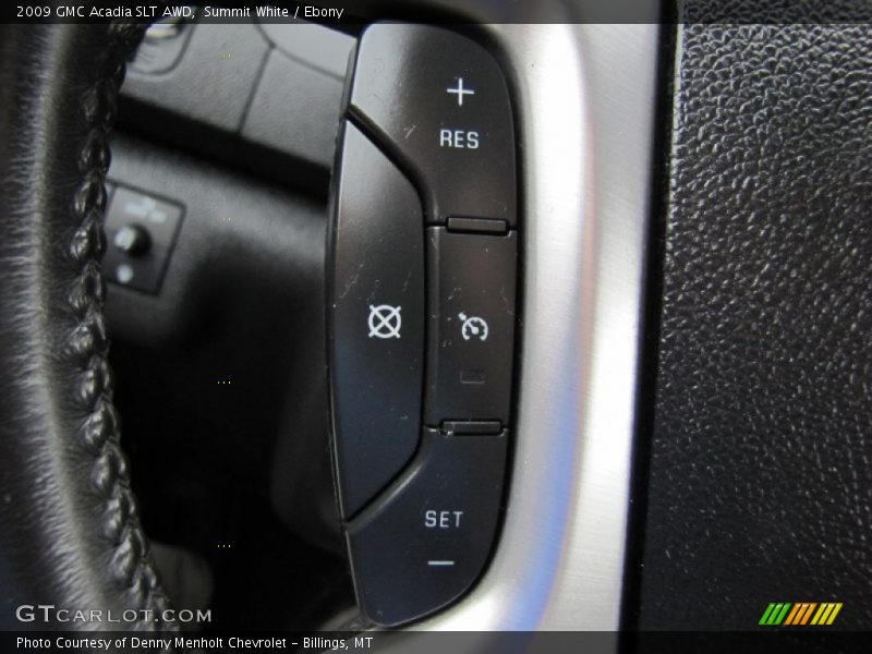 Summit White / Ebony 2009 GMC Acadia SLT AWD