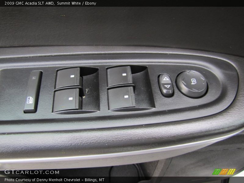 Summit White / Ebony 2009 GMC Acadia SLT AWD