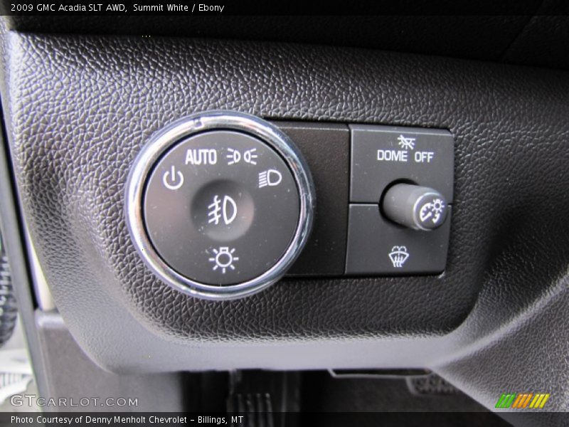 Summit White / Ebony 2009 GMC Acadia SLT AWD