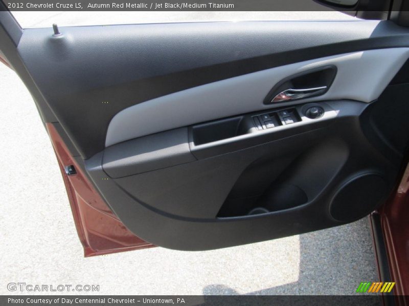 Autumn Red Metallic / Jet Black/Medium Titanium 2012 Chevrolet Cruze LS