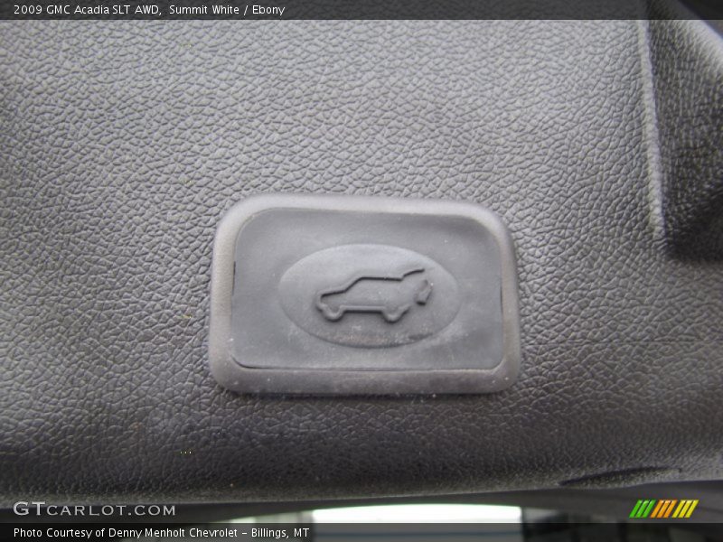 Summit White / Ebony 2009 GMC Acadia SLT AWD