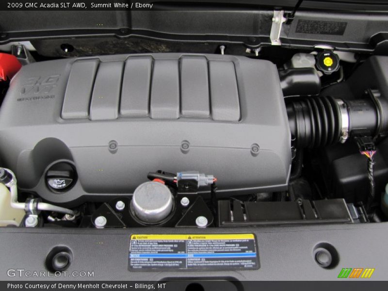 Summit White / Ebony 2009 GMC Acadia SLT AWD