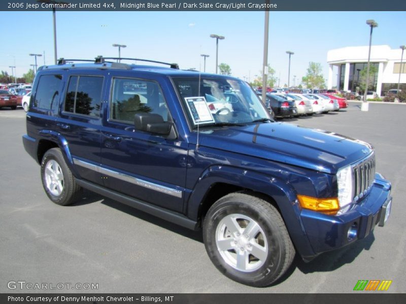Midnight Blue Pearl / Dark Slate Gray/Light Graystone 2006 Jeep Commander Limited 4x4