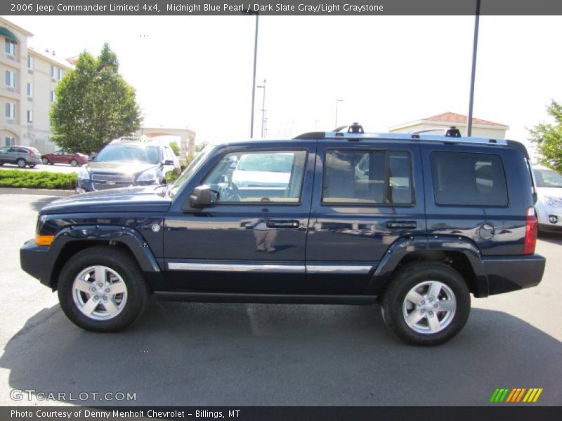 Midnight Blue Pearl / Dark Slate Gray/Light Graystone 2006 Jeep Commander Limited 4x4