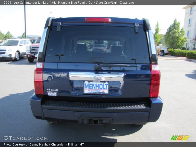 Midnight Blue Pearl / Dark Slate Gray/Light Graystone 2006 Jeep Commander Limited 4x4