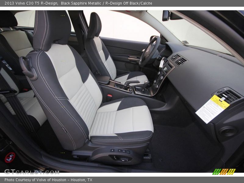 Front Seat of 2013 C30 T5 R-Design