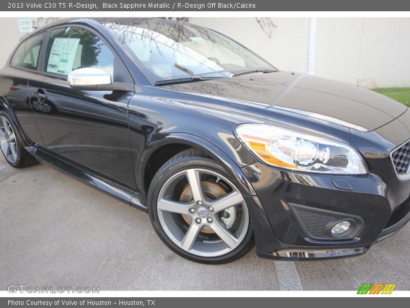Black Sapphire Metallic / R-Design Off Black/Calcite 2013 Volvo C30 T5 R-Design