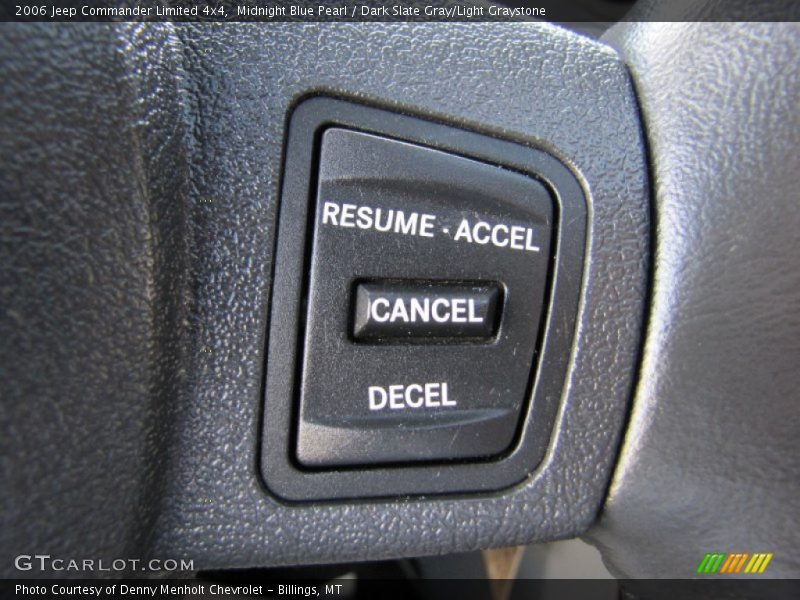 Midnight Blue Pearl / Dark Slate Gray/Light Graystone 2006 Jeep Commander Limited 4x4