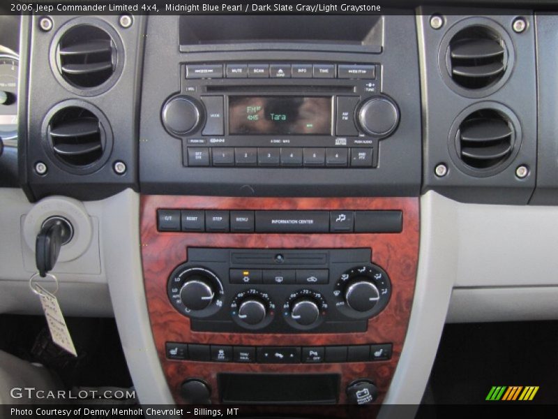 Midnight Blue Pearl / Dark Slate Gray/Light Graystone 2006 Jeep Commander Limited 4x4