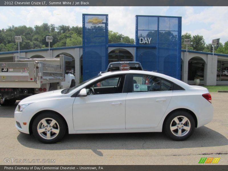 Summit White / Jet Black 2012 Chevrolet Cruze LT