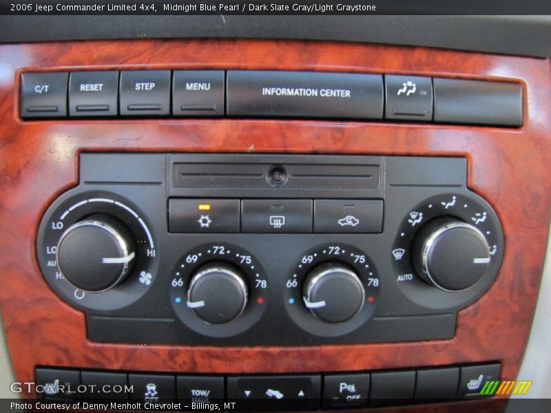 Midnight Blue Pearl / Dark Slate Gray/Light Graystone 2006 Jeep Commander Limited 4x4