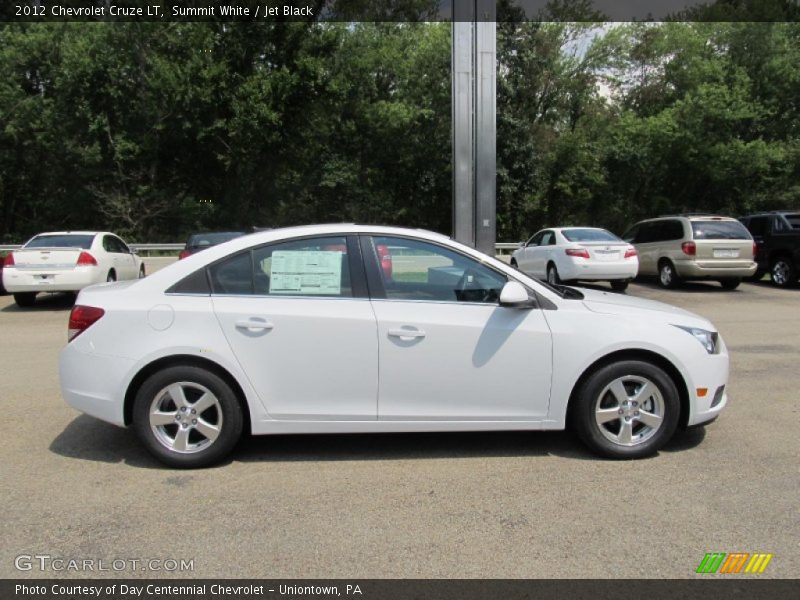 Summit White / Jet Black 2012 Chevrolet Cruze LT