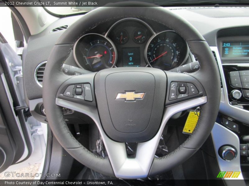 Summit White / Jet Black 2012 Chevrolet Cruze LT