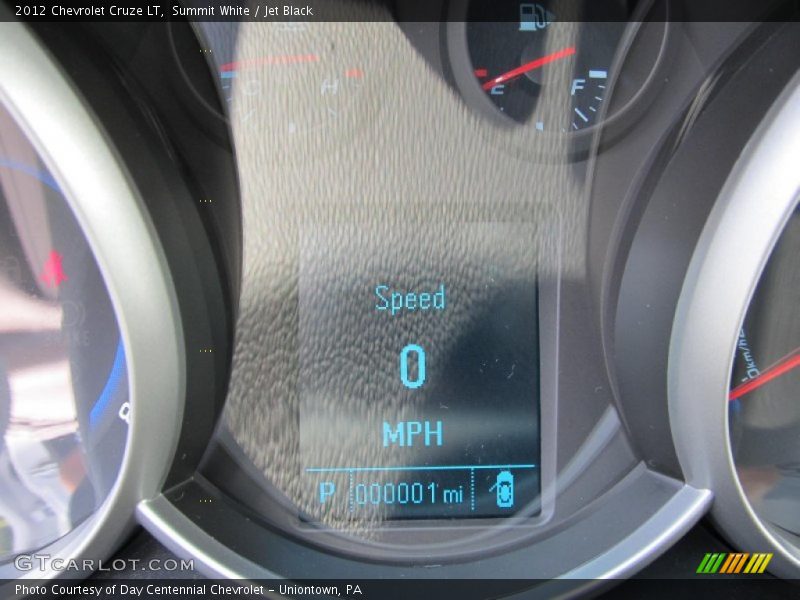 Summit White / Jet Black 2012 Chevrolet Cruze LT