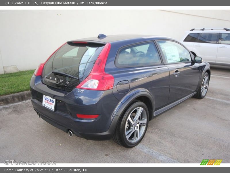 Caspian Blue Metallic / Off Black/Blonde 2013 Volvo C30 T5