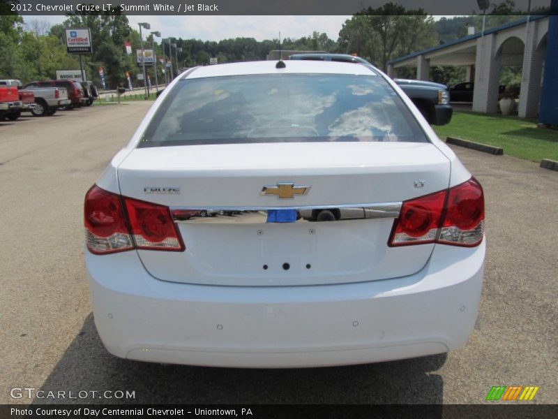 Summit White / Jet Black 2012 Chevrolet Cruze LT