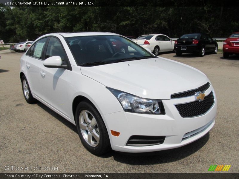 Summit White / Jet Black 2012 Chevrolet Cruze LT