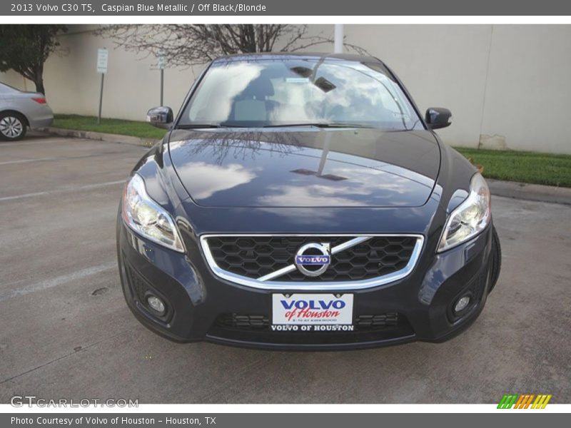 Caspian Blue Metallic / Off Black/Blonde 2013 Volvo C30 T5