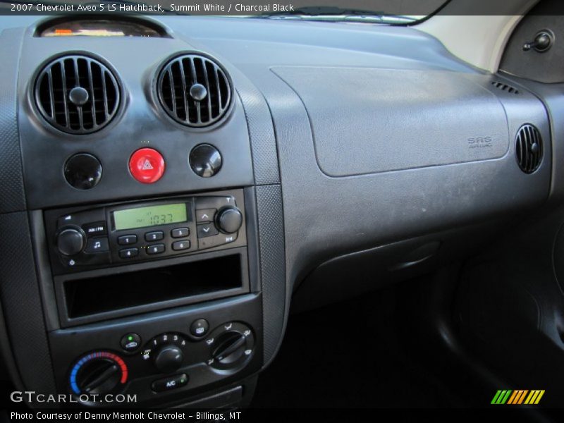 Summit White / Charcoal Black 2007 Chevrolet Aveo 5 LS Hatchback