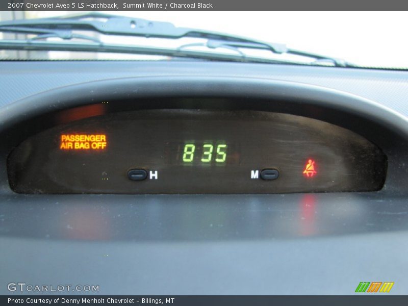 Summit White / Charcoal Black 2007 Chevrolet Aveo 5 LS Hatchback