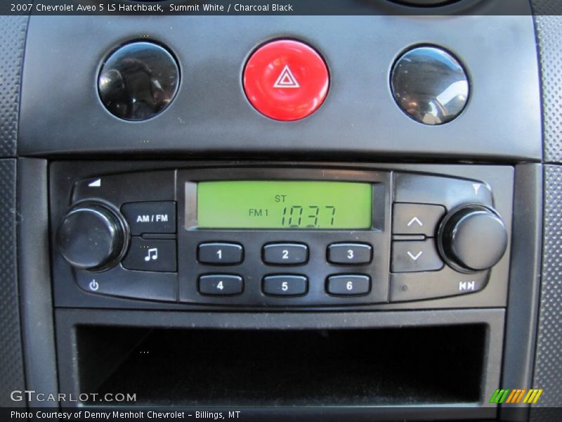 Summit White / Charcoal Black 2007 Chevrolet Aveo 5 LS Hatchback