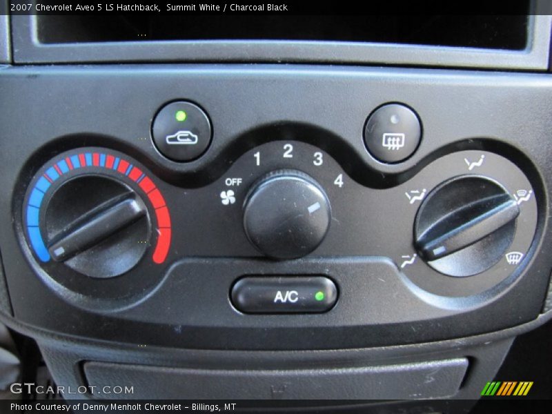 Summit White / Charcoal Black 2007 Chevrolet Aveo 5 LS Hatchback