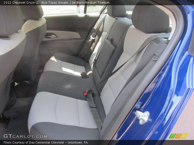 Blue Topaz Metallic / Jet Black/Medium Titanium 2012 Chevrolet Cruze LS