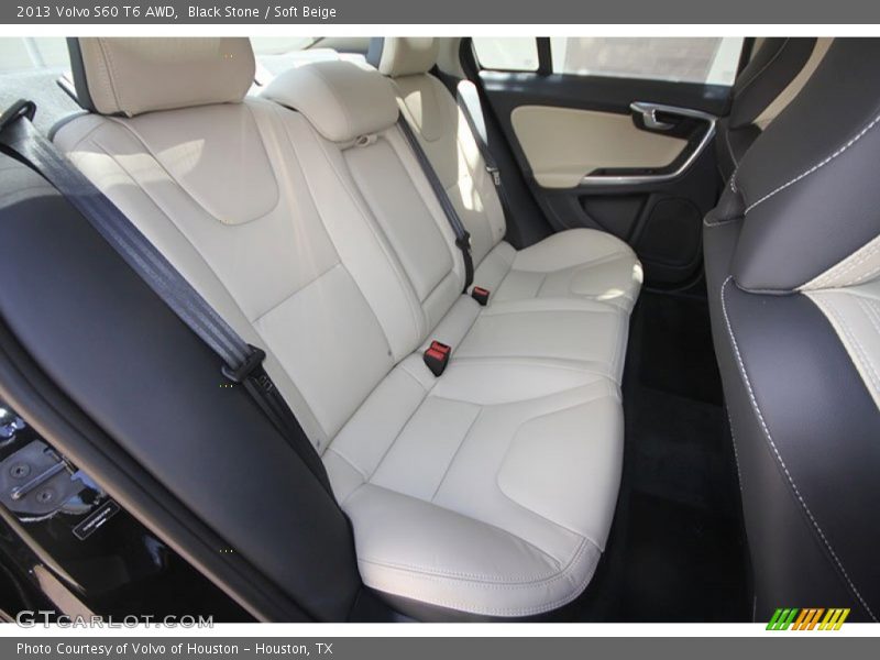 Rear Seat of 2013 S60 T6 AWD