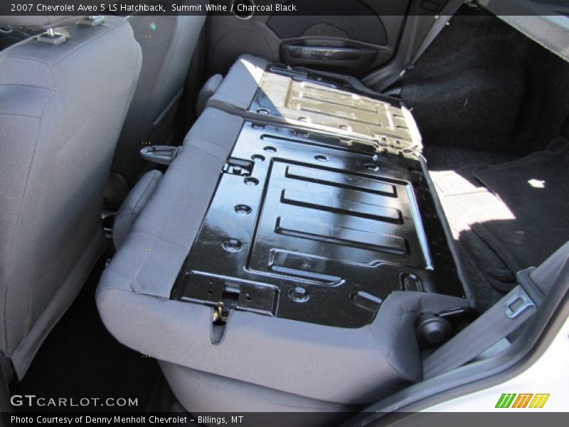 Summit White / Charcoal Black 2007 Chevrolet Aveo 5 LS Hatchback