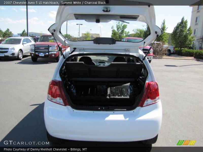 Summit White / Charcoal Black 2007 Chevrolet Aveo 5 LS Hatchback
