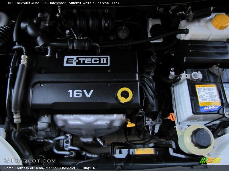 Summit White / Charcoal Black 2007 Chevrolet Aveo 5 LS Hatchback