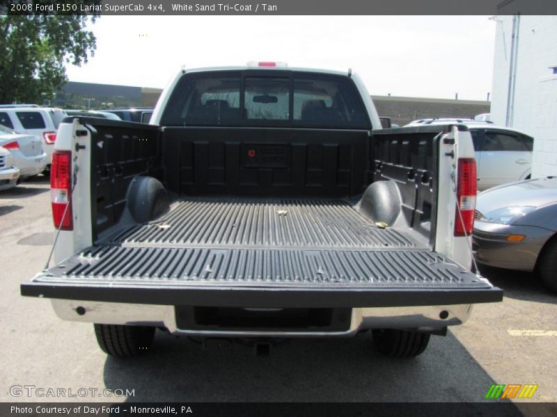 White Sand Tri-Coat / Tan 2008 Ford F150 Lariat SuperCab 4x4