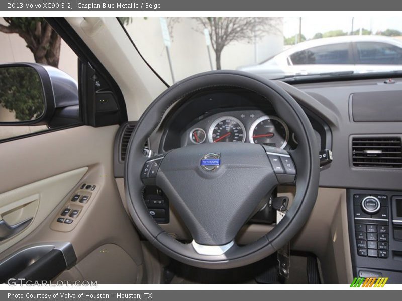 Caspian Blue Metallic / Beige 2013 Volvo XC90 3.2