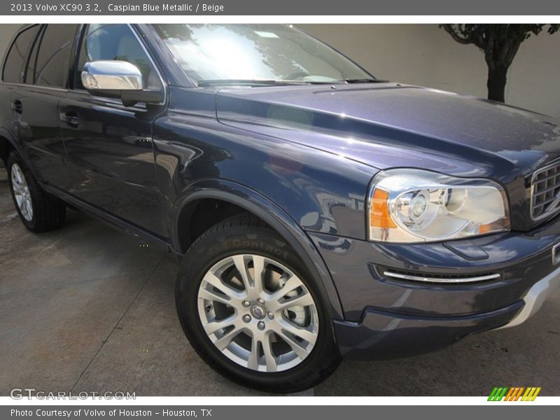 Caspian Blue Metallic / Beige 2013 Volvo XC90 3.2