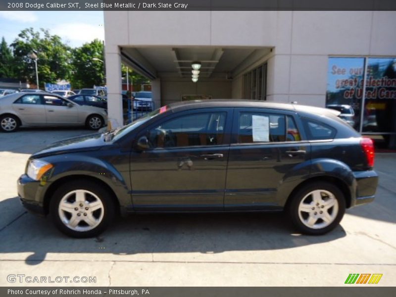 Steel Blue Metallic / Dark Slate Gray 2008 Dodge Caliber SXT