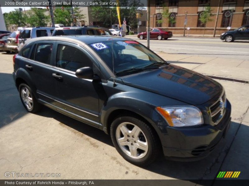 Steel Blue Metallic / Dark Slate Gray 2008 Dodge Caliber SXT