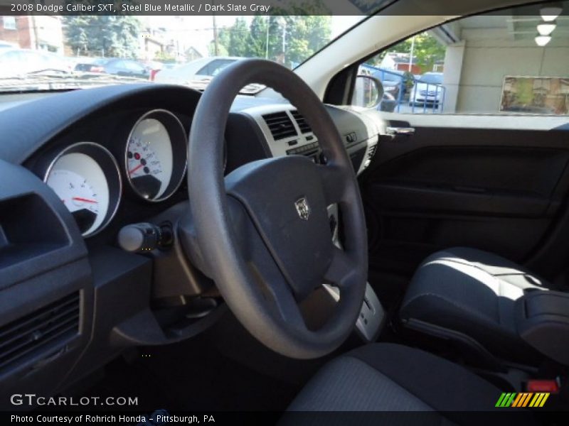 Steel Blue Metallic / Dark Slate Gray 2008 Dodge Caliber SXT