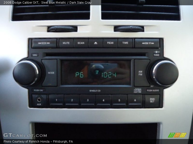 Steel Blue Metallic / Dark Slate Gray 2008 Dodge Caliber SXT