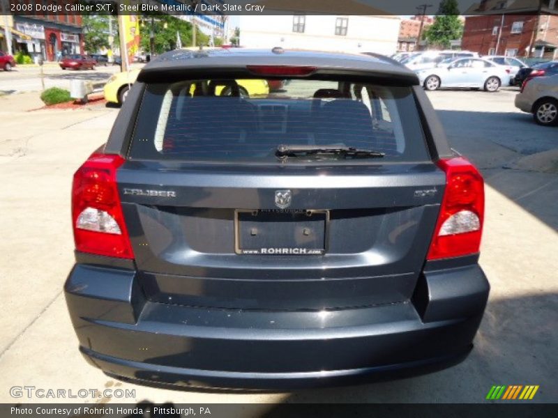 Steel Blue Metallic / Dark Slate Gray 2008 Dodge Caliber SXT
