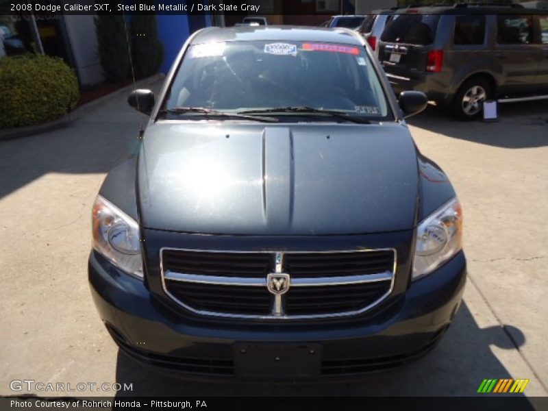 Steel Blue Metallic / Dark Slate Gray 2008 Dodge Caliber SXT