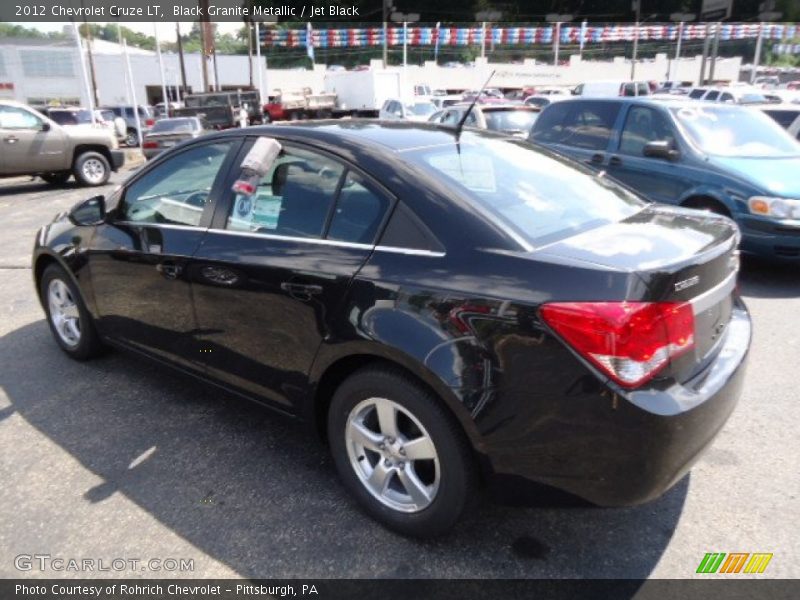 Black Granite Metallic / Jet Black 2012 Chevrolet Cruze LT