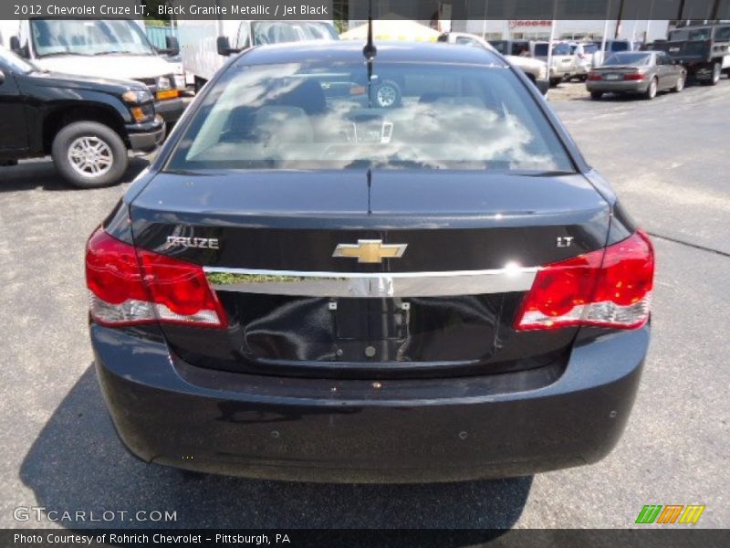Black Granite Metallic / Jet Black 2012 Chevrolet Cruze LT