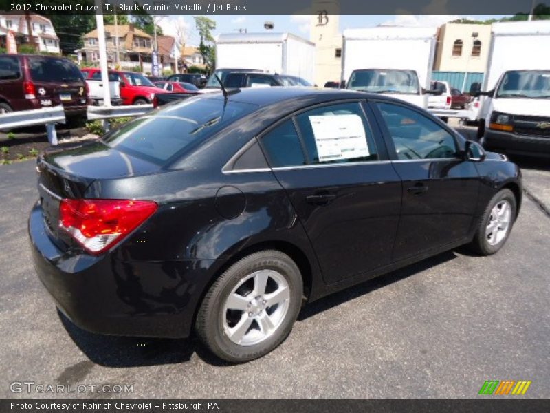 Black Granite Metallic / Jet Black 2012 Chevrolet Cruze LT
