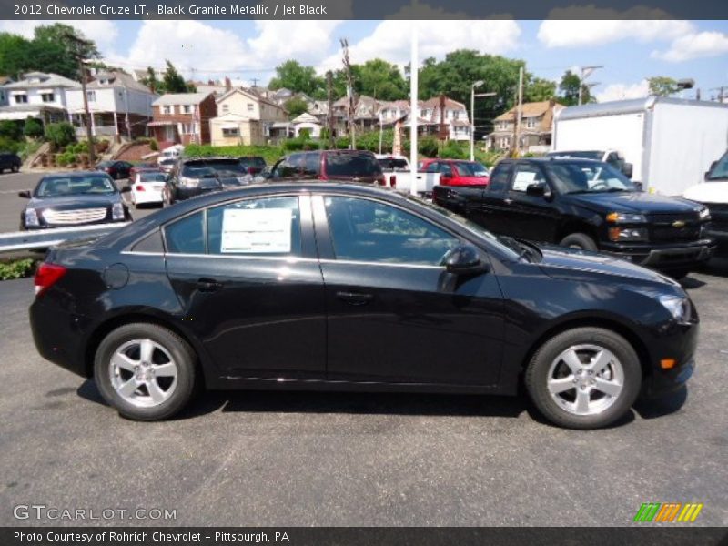 Black Granite Metallic / Jet Black 2012 Chevrolet Cruze LT