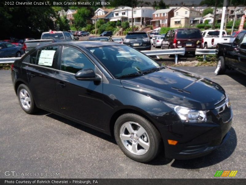 Black Granite Metallic / Jet Black 2012 Chevrolet Cruze LT