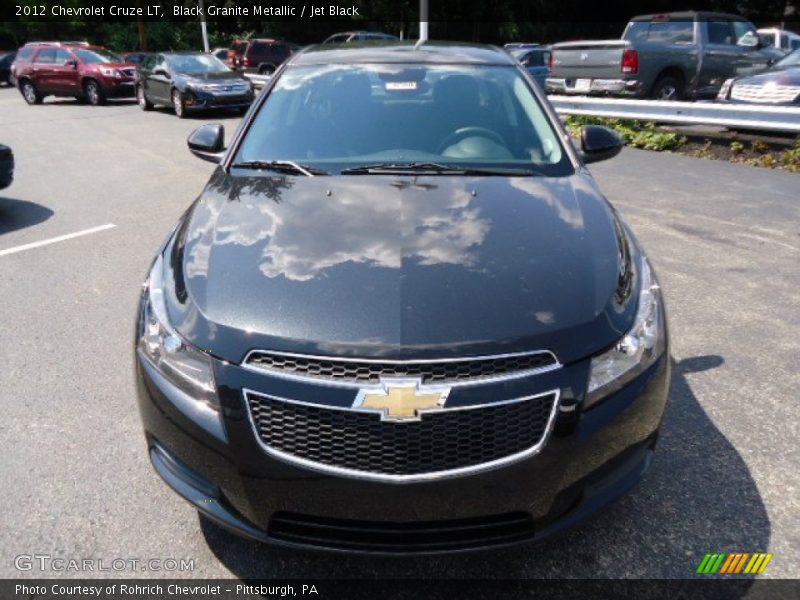 Black Granite Metallic / Jet Black 2012 Chevrolet Cruze LT